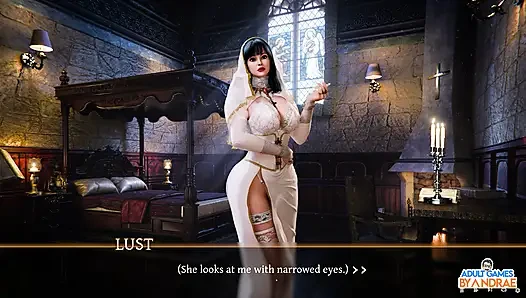 Sisters in Sin Gameplay Part 14 - Rebecca Holds the Key Inside Her Pussy