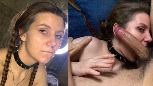 Büyük bir yarak, güzel yüzlü uzun saçlı orta yaşlı seksi kadının boğazına derinden giriyor - lovessie