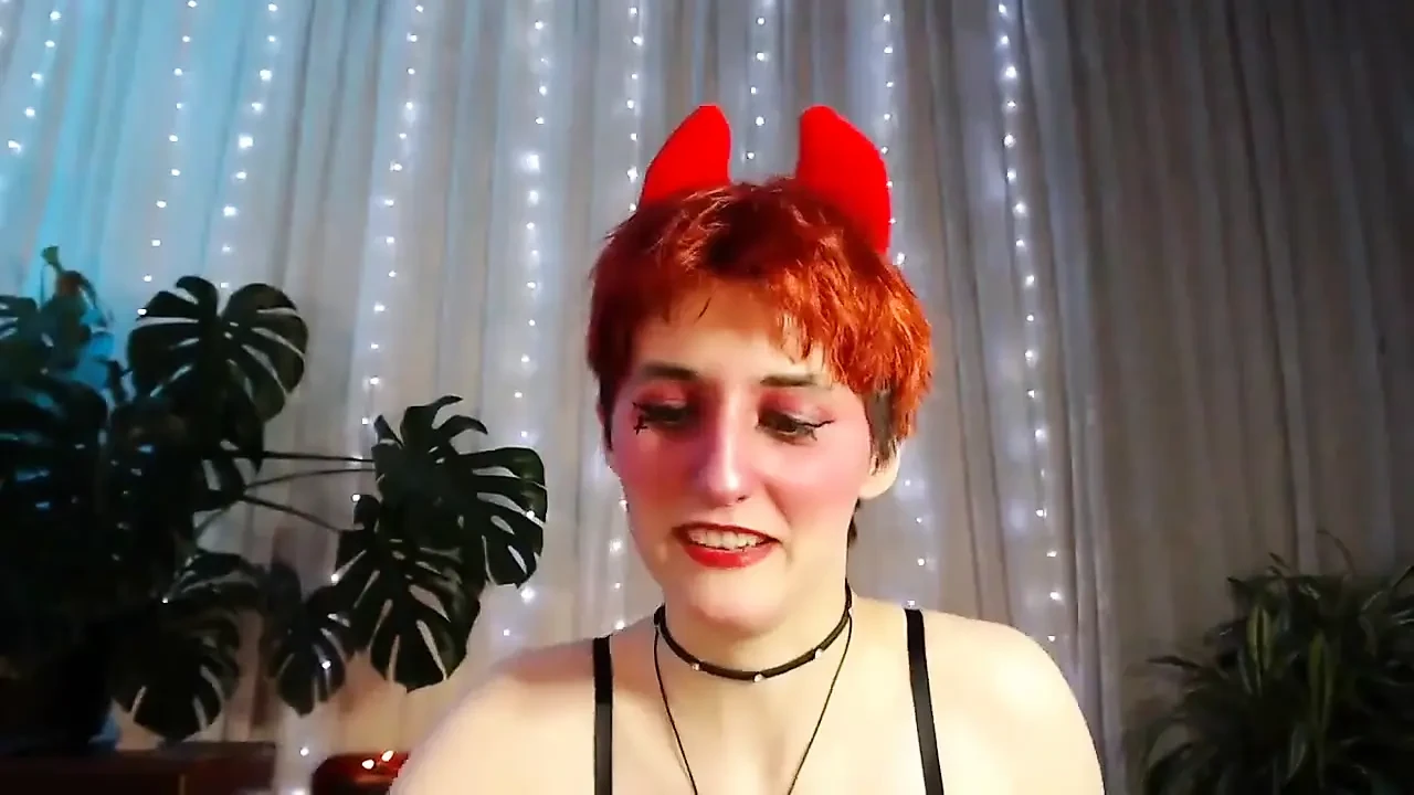 Succubus Teases with Strapon - Live