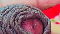 Closeup of my dick , sucking by my wife.