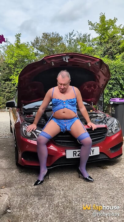 Having Fun Whilst Cumming on My Car