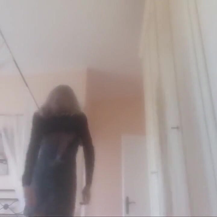 Chantal Is a Good Housewife but Sometimes She Lingers Too Much with the Vacuum Cleaner