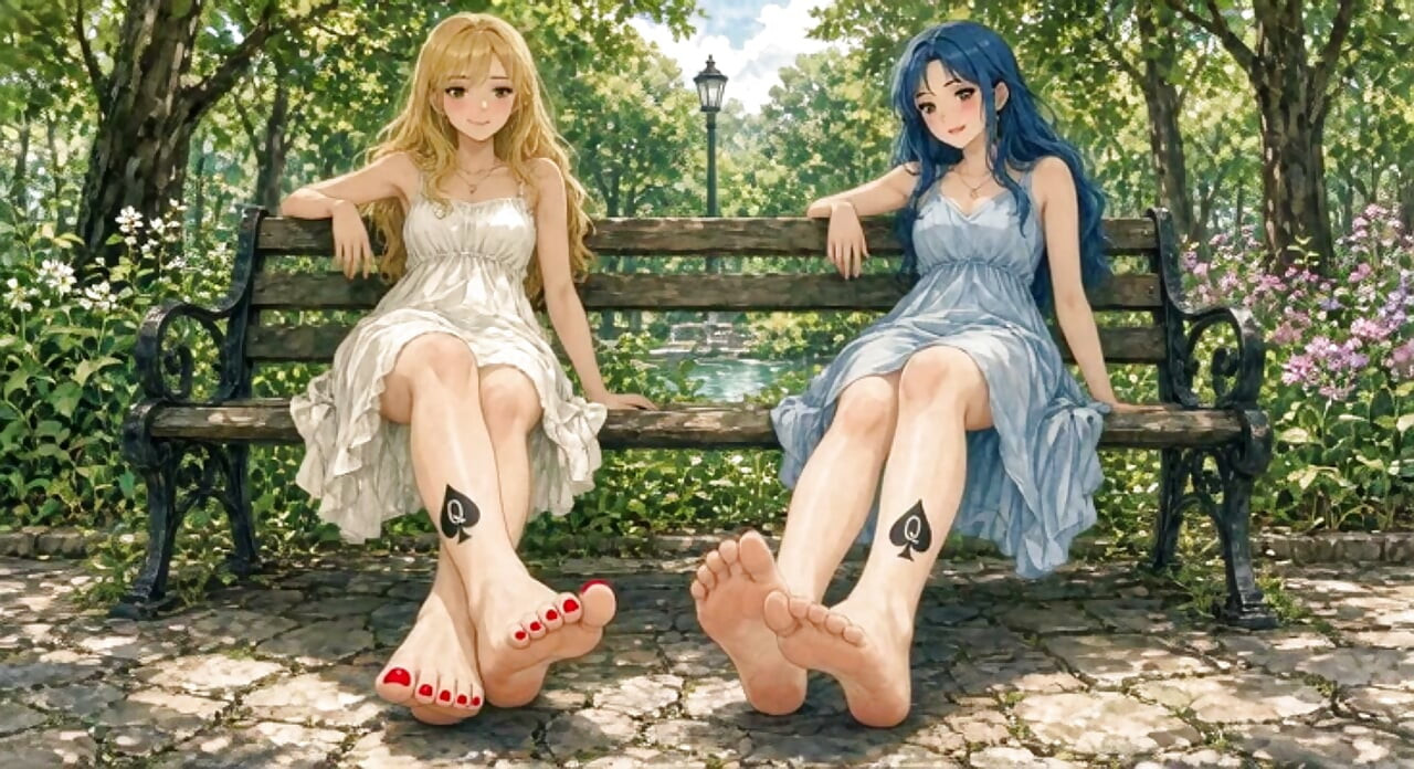 Tatuaje de Reina de Espadas y Pies - Compilación Anime (Artes Eróticas con IA)