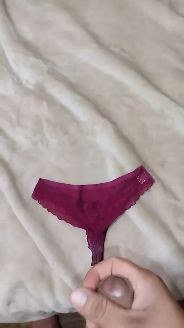 Cumming on sisters panties