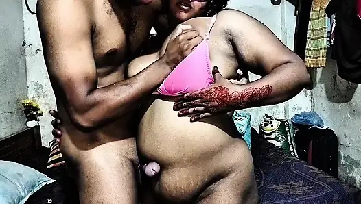 I fucked my desi bhabhi very hard. I squeezed her big breasts.. Part 1