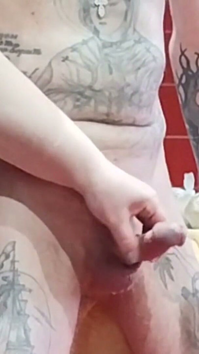My mother-in-law saw my boner and started jerking off and sucking my dick until I cum | Clip 2