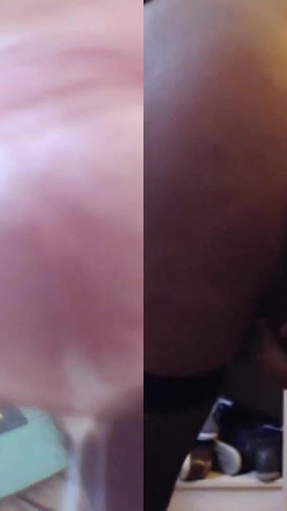 Spectacular moment from "pleasure skype"