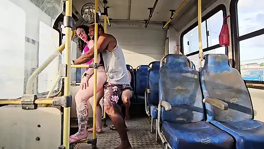 DUDE GETS ON PUBLIC TRANSPORT I SCREWED UP FOR EVERYONE TO SEE AND LEFT