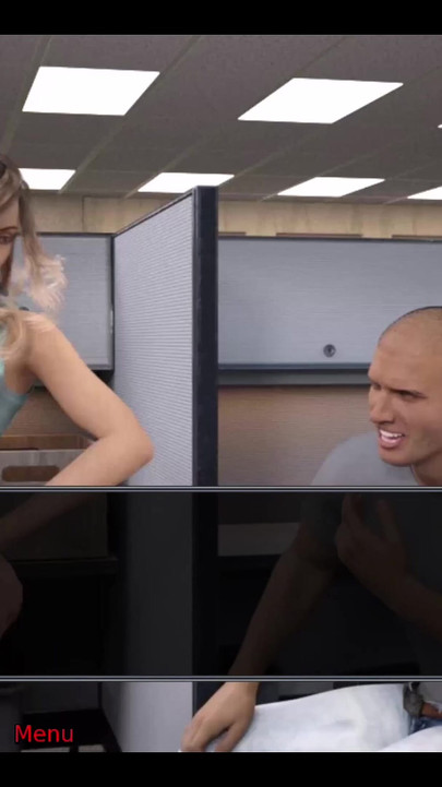 La esposa de la oficina # 12: Stacy jugó con ella en la ducha y Jack la vio