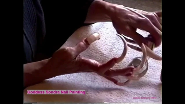 Goddess Sondra Finger Nail Painting 1