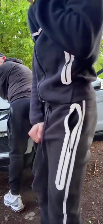 Horny Chav Fucks Sub Boy in Public