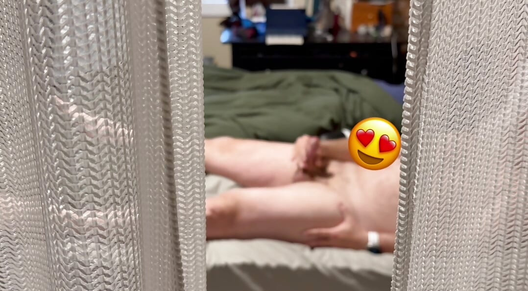 Peeping on Uncle stuck in a closet