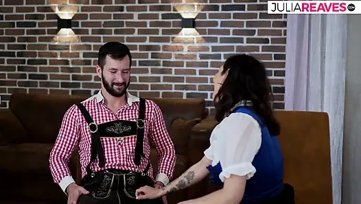 Sexy girl enjoys sucking cock then gets pussy pumped to cumshot