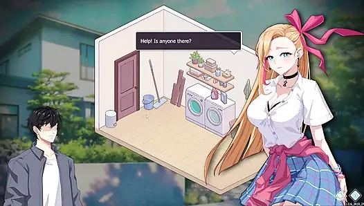 Happy student part 3! Washing machine sex!