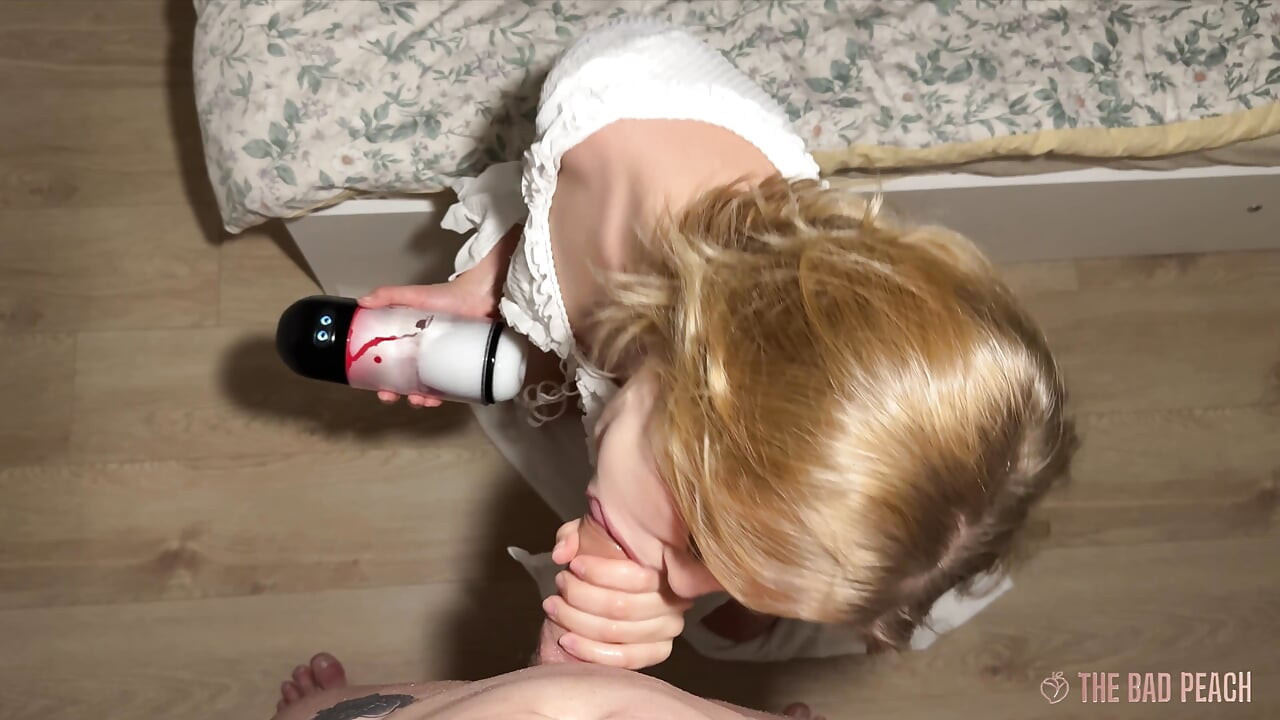 What's Better? Her Mouth or a Toy?