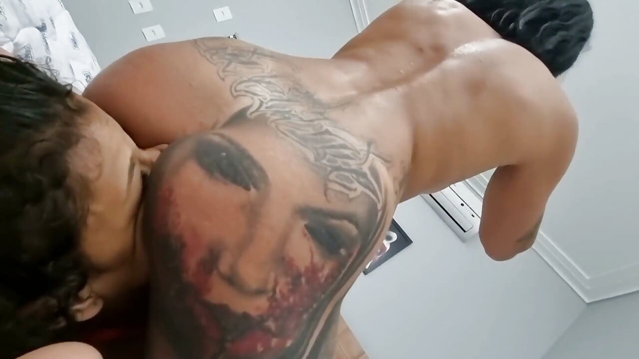 Try to Get Air Under My Big Sexy Black Ass Bitch! Facesitting Domination Lesbians