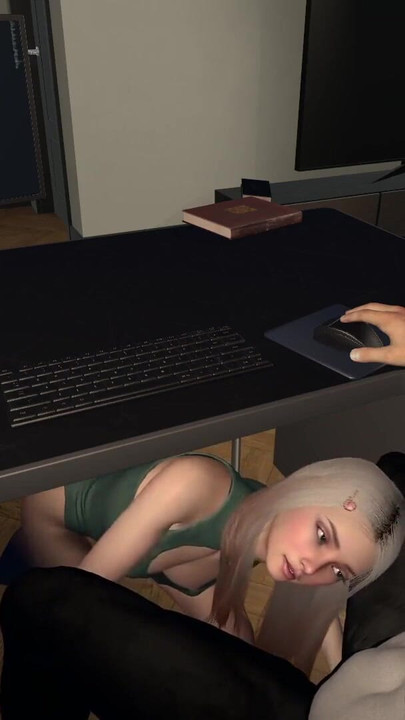 Epický okamžik z "Moje přítelkyně mě vykouřila, zatímco moje žena byla poblíž l 3d Hentai Animace"