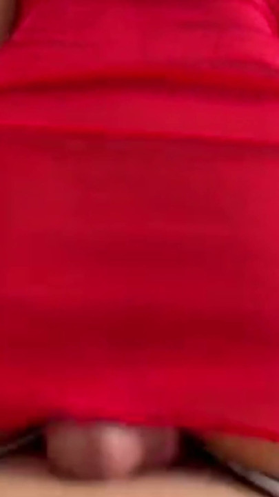 Keeping the Red Dress on My Friend's Wife Riding with Wild, Unstoppable Intensity Without Ever Taking It off