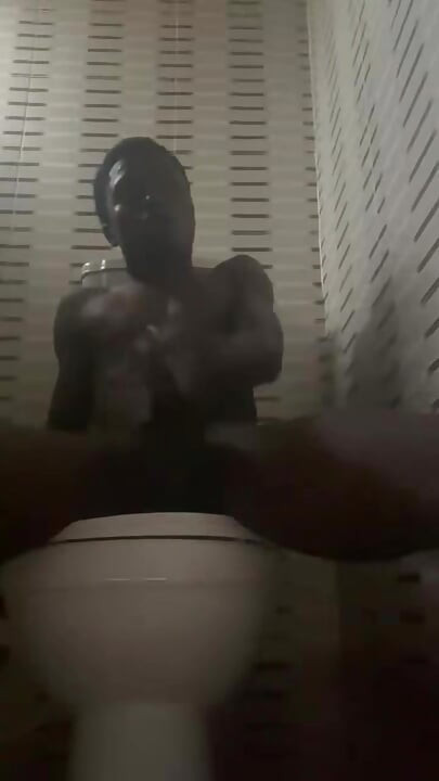 Short One in Toilet