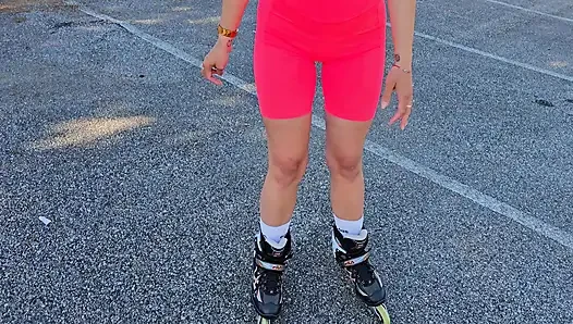 Hot stepsister on rocket skates has hardcore sex