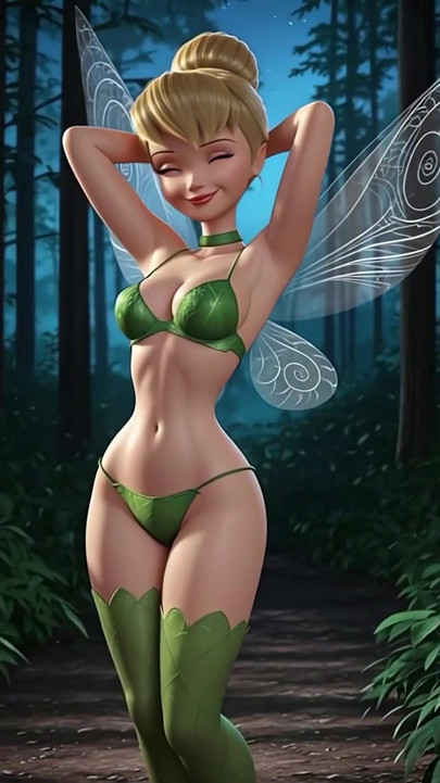 Tiny Tinkerbell Sucking Huge Dick - Ai Generated