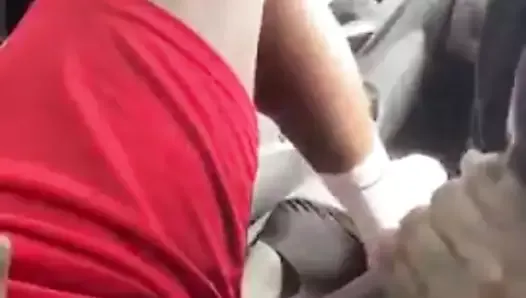 Black Guy Gets Head in the Car