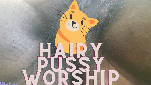 BBW Hairy Pussy Worship and Play