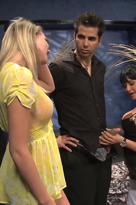 Wholesome nanny seduced by couple to join for sexual pleasure