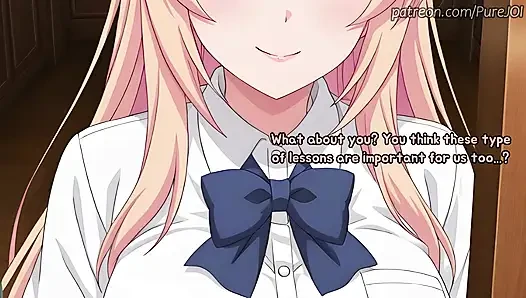 Honami datang padamu setelah kelas untuk menenangkan nafsunya (joi seks)