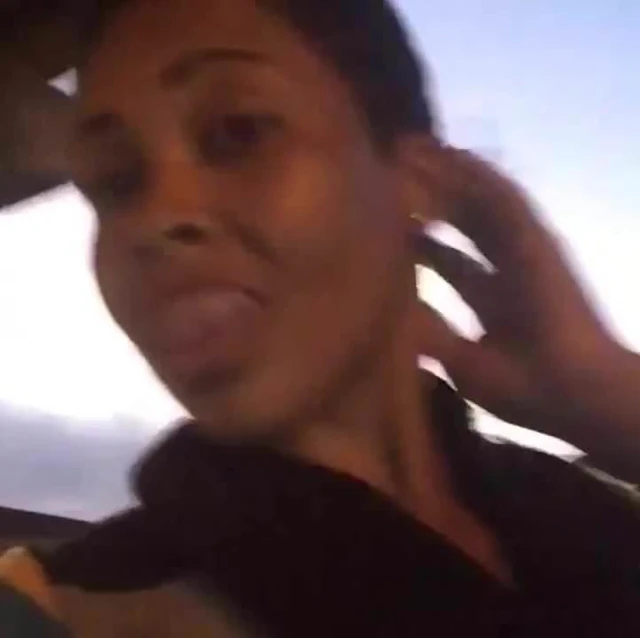 Freaky Milf Dancing in the street