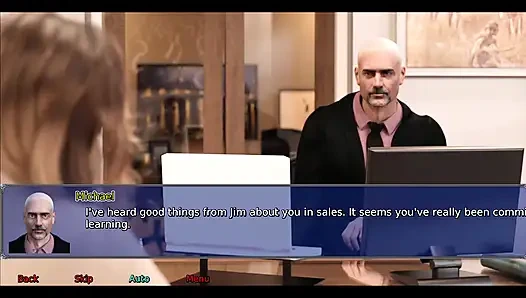 Ofisteki evli kadın bölüm 3: Stacy iş yerinde duşta kendisiyle oynadı