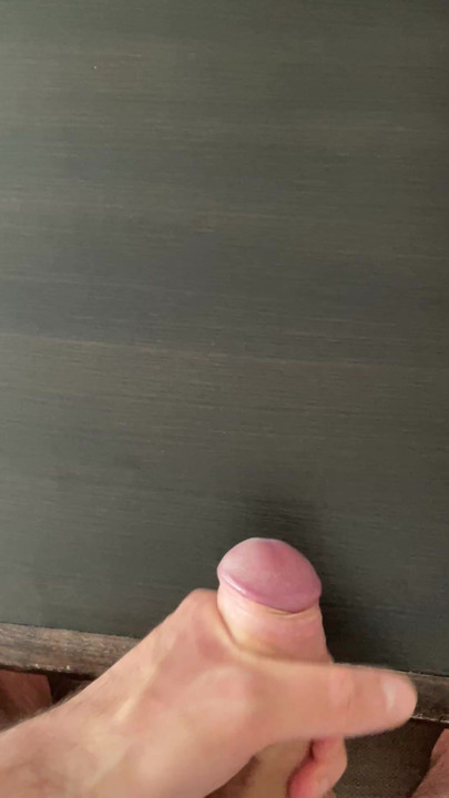 Spraying cum on table