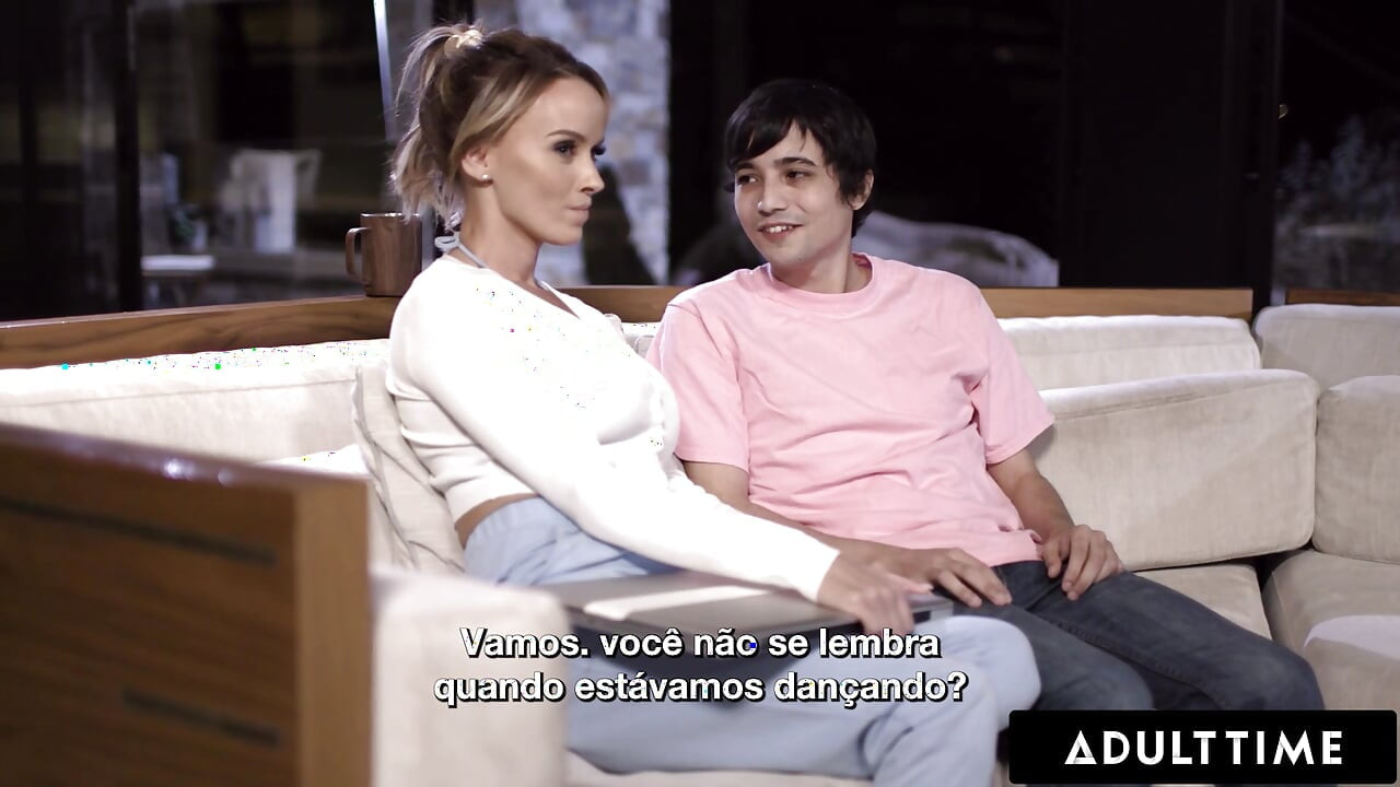 ADULT TIME - MILF Pristine Edge Kept Up All Night By Stepson's Desire To Fuck - PORTUGUESE SUBTITLES