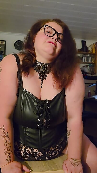 Curvy Angy had to ride the thick dildo.