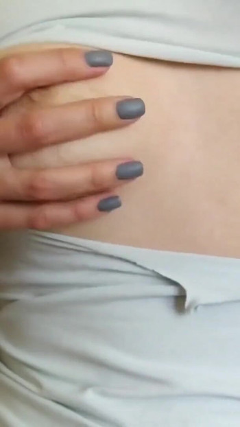Iconic moment from "Ripped clothes to suck natural big tits. Horny nipples"
