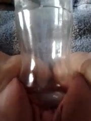 Coke bottle in pussy NG