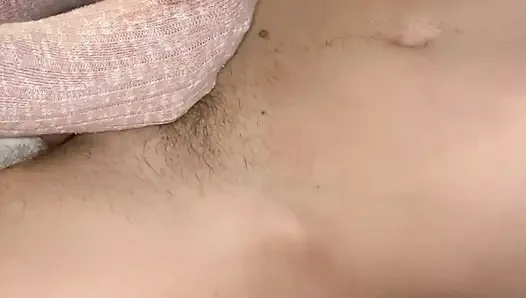 My stepbrother wanted me to cum him off with warm socks