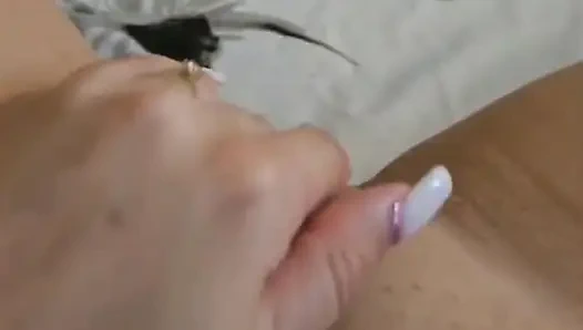 Gadis toket besar masturbasi di rumah