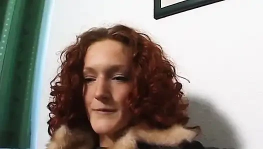 Cute redhead fingering her love hole