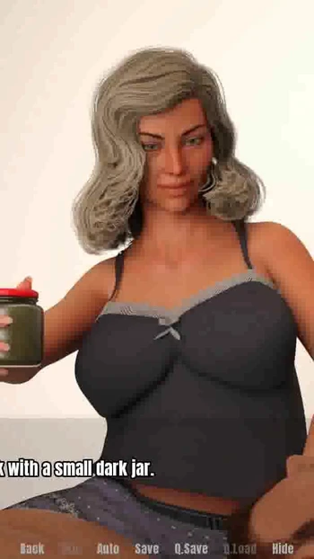 Powerful moment from "Grandma's House: Mature Milf Is Massaging A Younger Guy - Ep23"