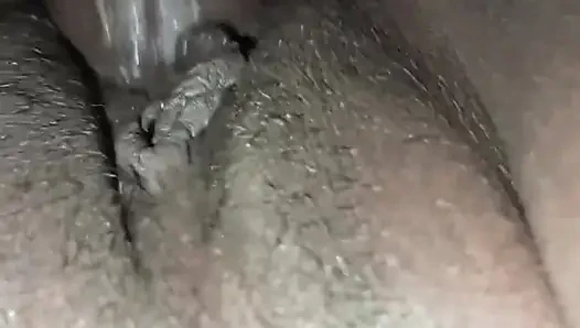 I am enjoying taking aunty's pussy