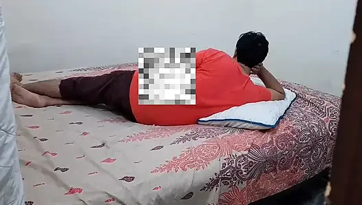 Indian stepmom catches her stepson watching a dirty video - Hindi audio