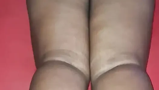 Half sister wearing thong panties