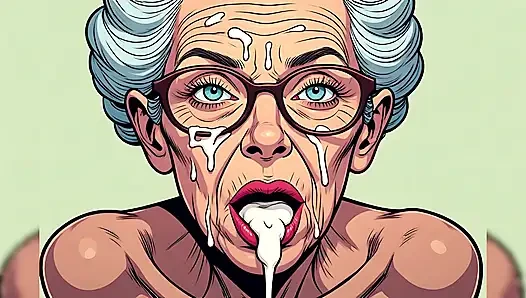 Vintage Cartoon Style Facials