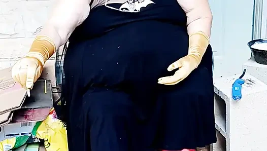 Bat Girl Is Taking a Smoke Break in Her