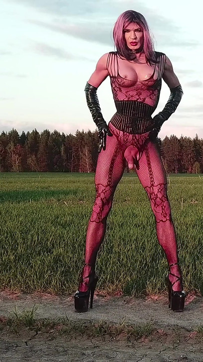 Nezaboravan trenutak iz filma "Napaljena sissy Stacy šeta terenom"