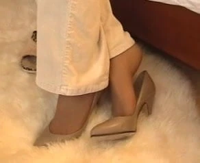 Smell nylon feet 1