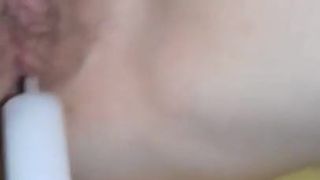 Injecting wife with cum