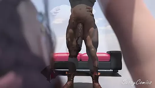 Hot Animated porn video – PAWG White Girl Fucked in the Ass by BBC