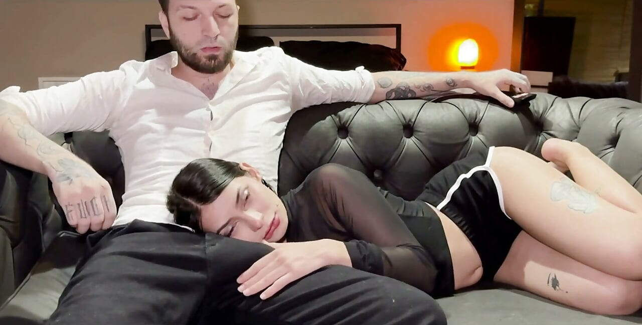 I Love Watching Series with My Stepfather, Can I Lie on Your Lap?